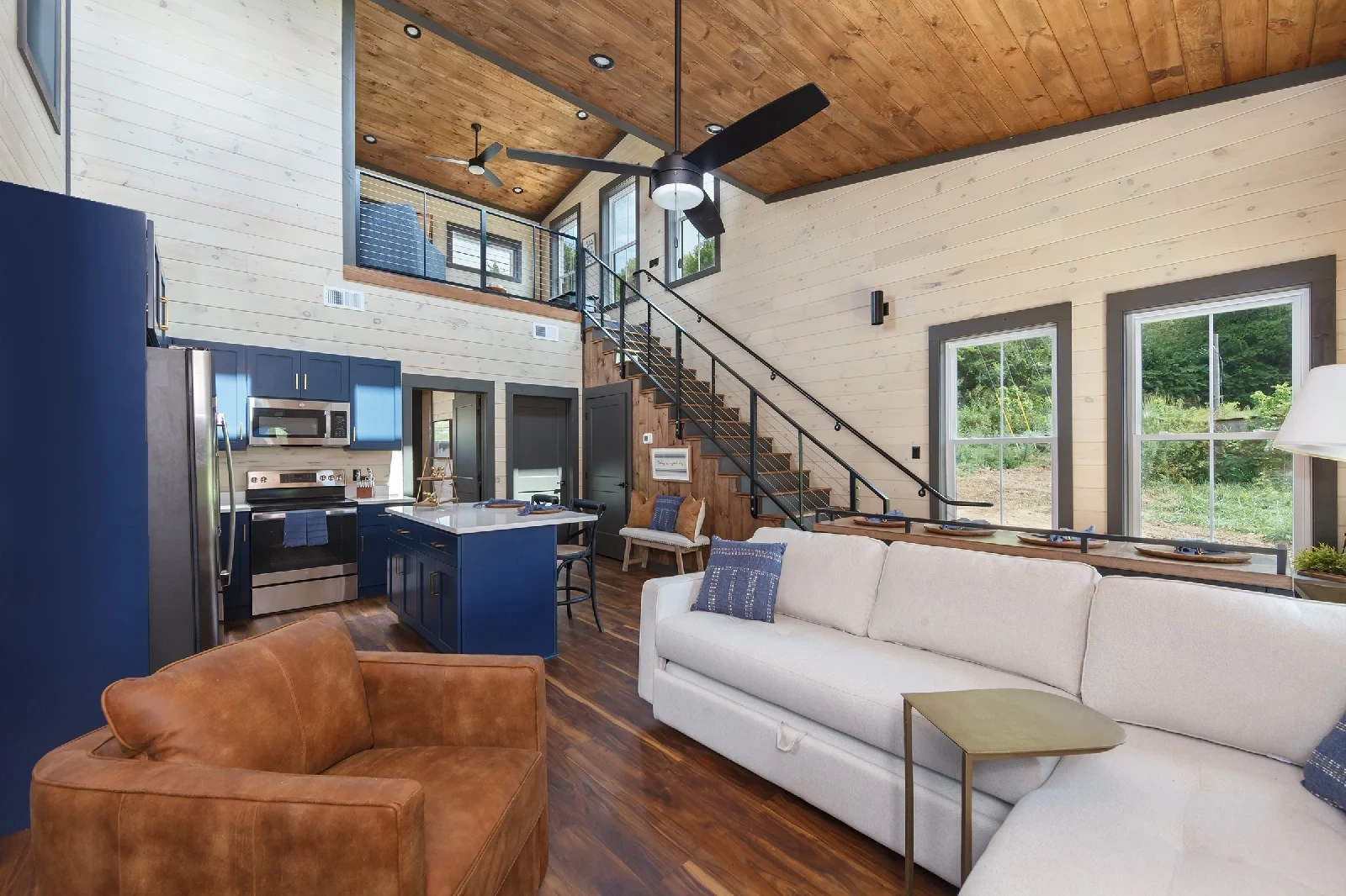 interior of Goose Gap cabin