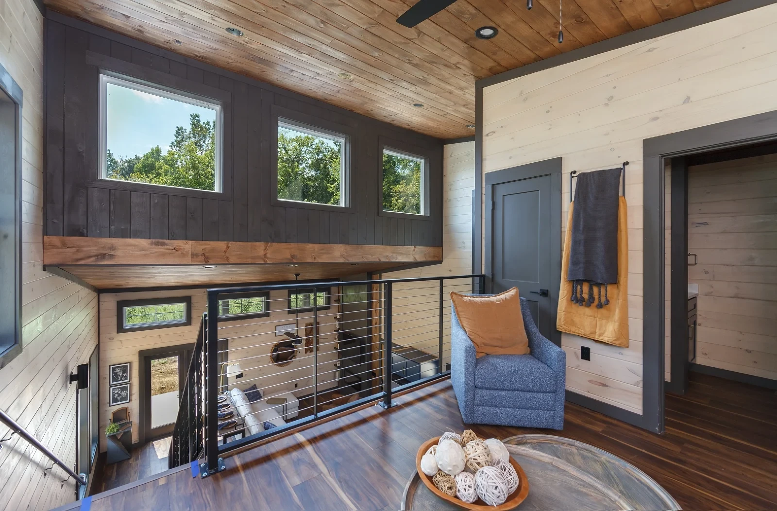 loft area in Goose Gap cabin